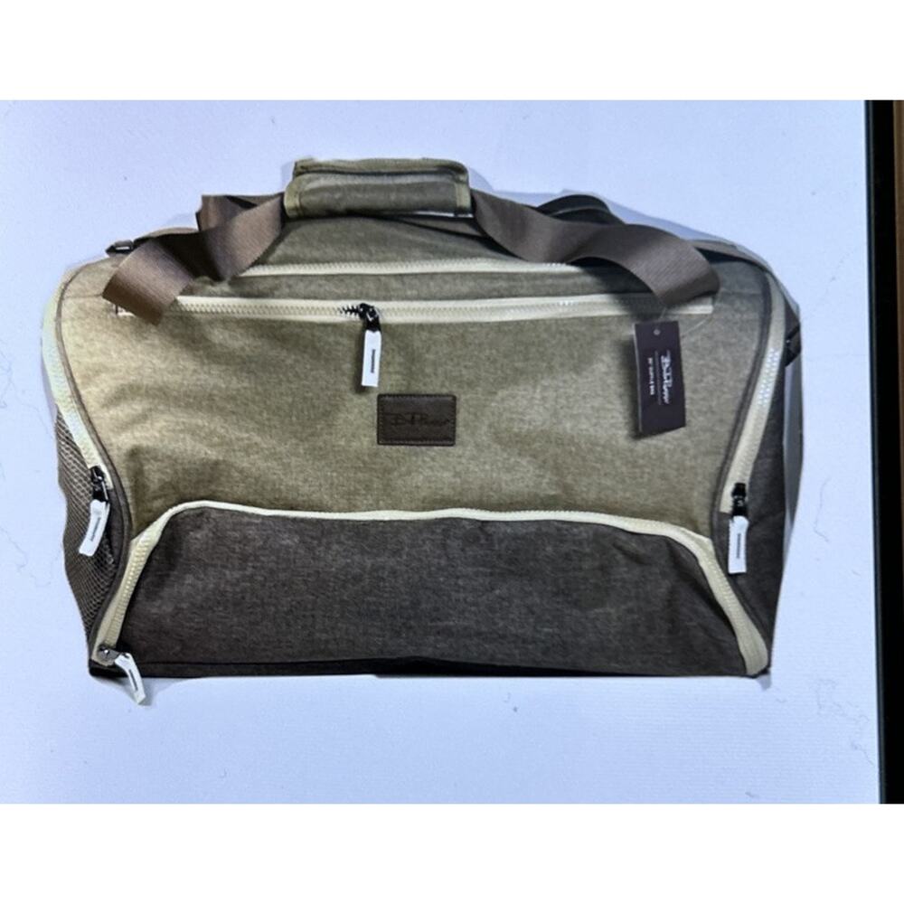 Bella Russo 20 Inch Canvas Urban Desert Travel Duffle Bag - Tan/Brown NEW